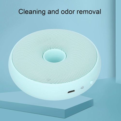  Sonew Home Refrigerator Odor Removal Cleaner Doughnut Shape Ozone Air Purifier Cleaner Fridge Fresheners Air Filter Deodorizer Sterilizer for Odors Air freshener(green)