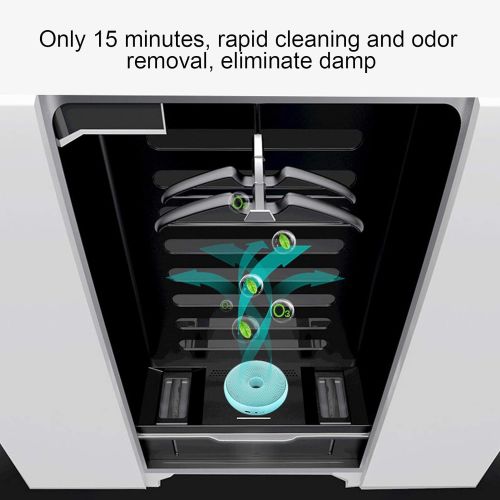  Sonew Home Refrigerator Odor Removal Cleaner Doughnut Shape Ozone Air Purifier Cleaner Fridge Fresheners Air Filter Deodorizer Sterilizer for Odors Air freshener(green)