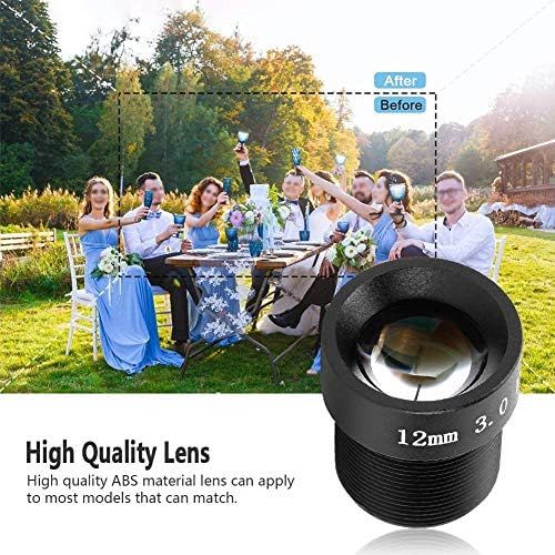  [아마존베스트]Sonew 3MP HD CCTV Camera Lens 12 mm Focal Length Board Lens Intelligent Monitoring Parts for Surveillance Camera