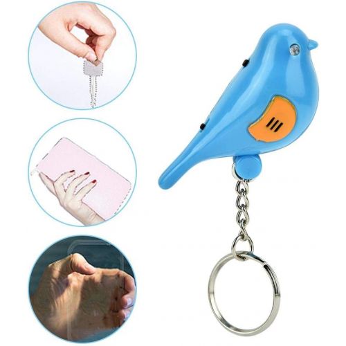  [아마존베스트]Sonew Key finder, bird LED whistle key finder, intelligent voice control, key chain.