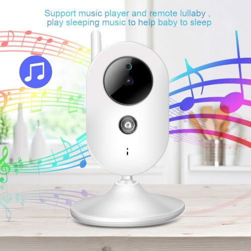  Sonew Baby Camera Monitor 3.5 Digital Video Baby Monitor Security Camera Night Vision Temperature Sensor Intercom Two-Way Conversation Multi-Language Security Without Interference(US Plu