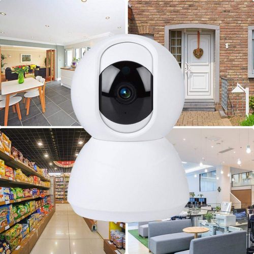  Sonew Baby Monitor with HD 720P Camera, Wireless Audio Monitor with Night Vision & Two-Way Talk Motion Detection for BabyElderPet 3 Modes Video Recording Night IR Mode (White Dome Came
