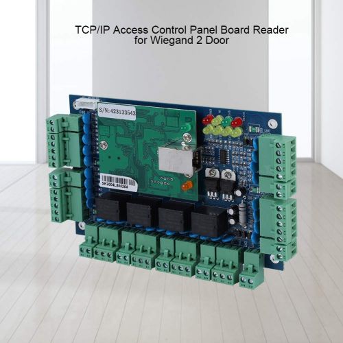  Sonew Access Control Board,Network TCPIP Access Control Panel Board Reader for Wiegand 4 Door Use