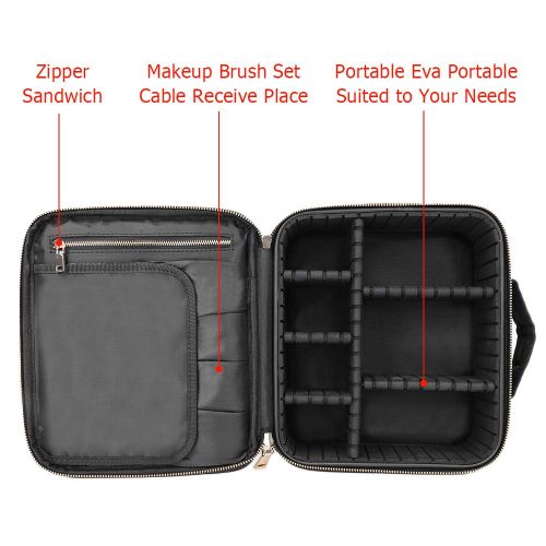  Sonew Beauty Case Travel Cosmetic Bag Portable Waterproof Toiletry Kit for Cosmetics, Shaving, Travel Accessories, Personal Items