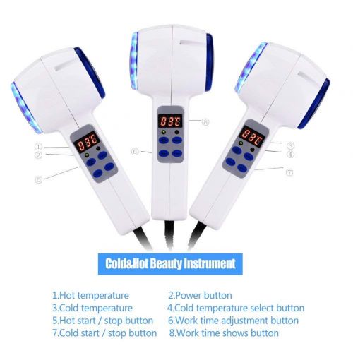  Sonew Skin Massager Machine, Hot Hammer and Cold Facial Massager Skin Beauty Massage