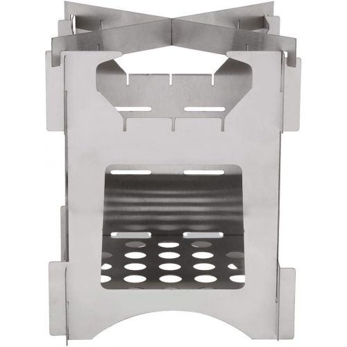  Sonew Folding wood stove, stainless steel Lightweight stainless steel wood stove, easy to transport Picnic for camping outdoors.