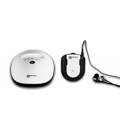  Sonic Alert CL7350 Opti Clip Wireless TV Headset with Additional headset and charging station.