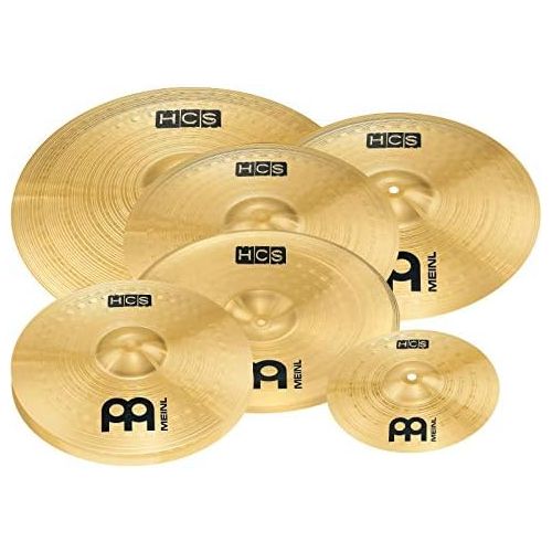  [아마존베스트]Meinl Cymbals HCS SCS Bowl (Set of 6) 10/14H/16/16CH/18/20R + Keepdrum Drumsticks Pair