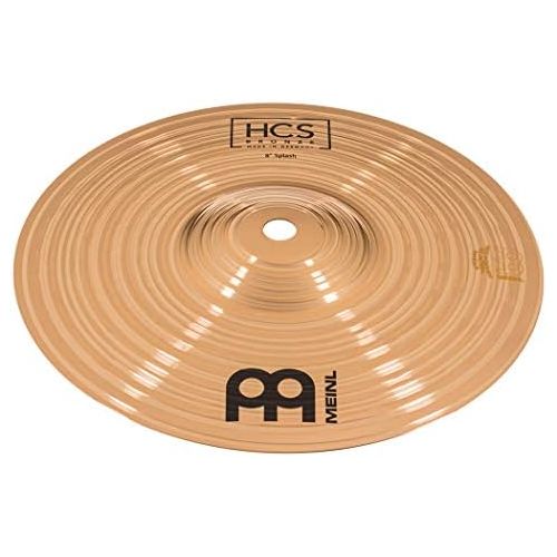  [아마존베스트]Meinl HCS Bronze 8 Inch Splash Set - Model: HCSB8S - B8 Bronze - Finish: Traditional - Characteristics: Explosive/Clear - Includes Straight Cymbal Stand