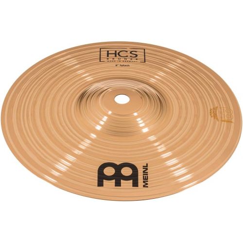  [아마존베스트]Meinl HCS Bronze 8 Inch Splash Set - Model: HCSB8S - B8 Bronze - Finish: Traditional - Characteristics: Explosive/Clear - Includes Straight Cymbal Stand