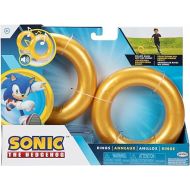 Sonic The Hedgehog Rings 2-Pack Motion Activated Sounds from Sonic Video Game, Role Play Sonic Rings Games for Kids