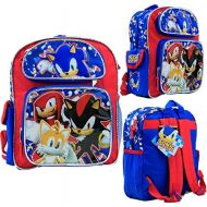 Sonic The Hedgehog Disney Sonic Kids 12 Toddler School Backpack Canvas Book Bag New USA Seller #2