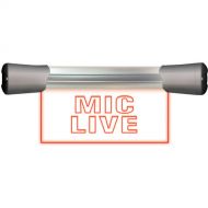 Sonifex SignalLED Single Flush Mount MIC LIVE Sign (7.9