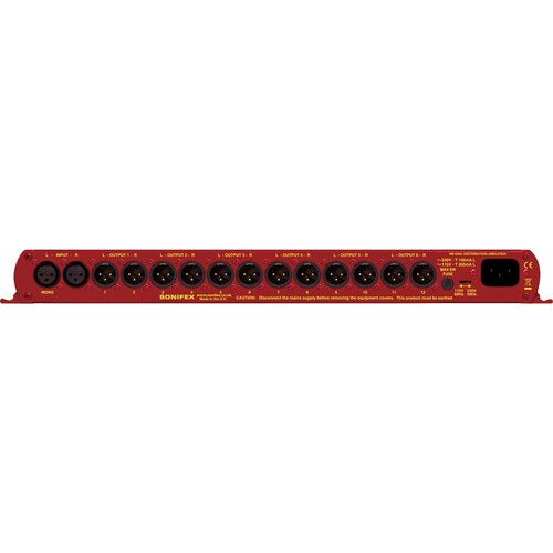  Sonifex RB-DA6 6-Way Stereo Distribution Amplifier (1 RU)