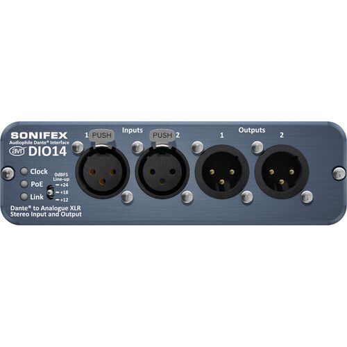  Sonifex AVN-DIO14 Dante to XLR Analog Stereo Input & Output Converter