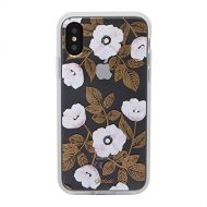 iPhone Xs, iPhone X, Sonix Rhinestone Harper (Crystal Flowers) [Military Drop Test Certified] Womens Embellished Protective Clear Series for Apple iPhone X, iPhone Xs