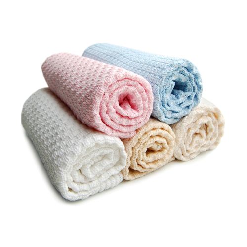  [아마존 핫딜]  [아마존핫딜]Sonnenstrick SODE6 Erstlingsdecke/Babydecke/Kuscheldecke/Strickdecke, 80 x 80 cm, weiss