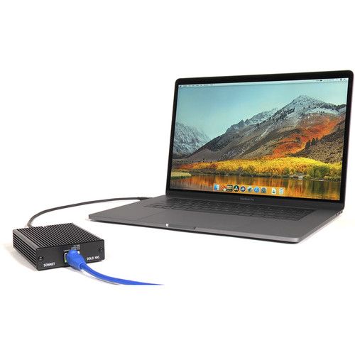  Sonnet Solo 10G Thunderbolt 3 to 10 Gigabit Ethernet Fanless Adapter with NBASE-T Support