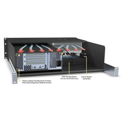  Sonnet xMac Studio Pro 3U Rackmount Enclosure