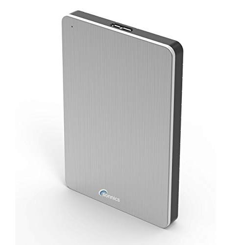  Sonnics 500GB Silver External Pocket Hard Drive USB 3.0 Compatible with Windows PC, Mac, Xbox ONE & PS4