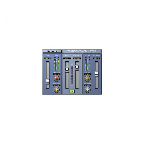  Sonnox},description:The Sonnox Oxford Transient Modulator for Pro Tools HDHDX Systems is an application that allows dynamic level of signals to be modified by the transients in pr