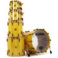 Sonor SQ2 Maple 5-piece Shell Pack - Yellow Sparkle Semi-Gloss