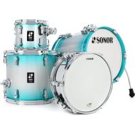 Sonor AQ2 Martini 4-piece Shell Pack with Snare - Aqua Silver Burst