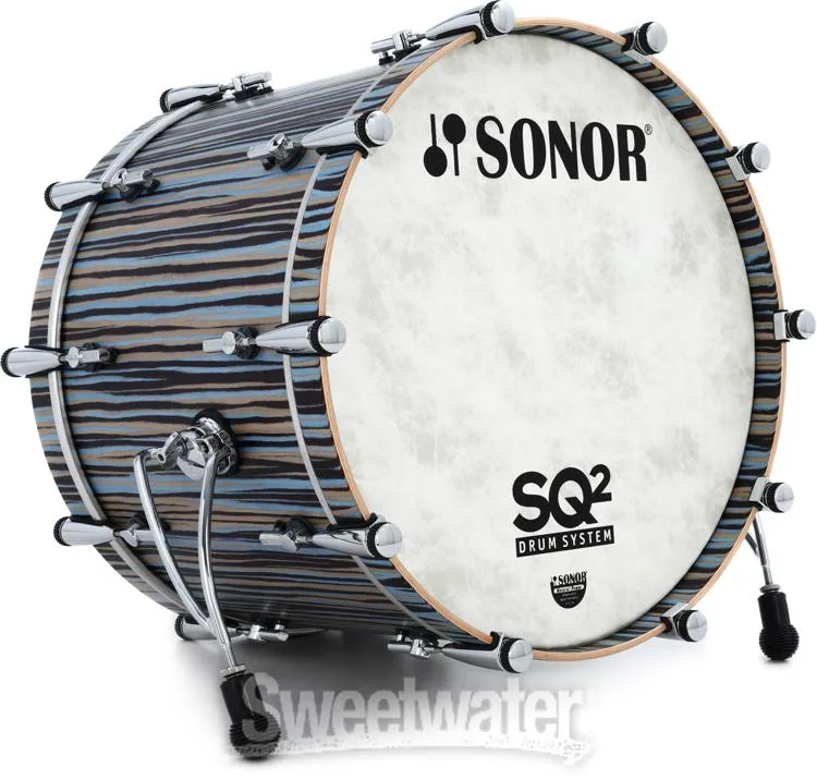  Sonor SQ2 Maple 4-piece Shell Pack - 22 inch Kick - Stratawood Semi-Gloss