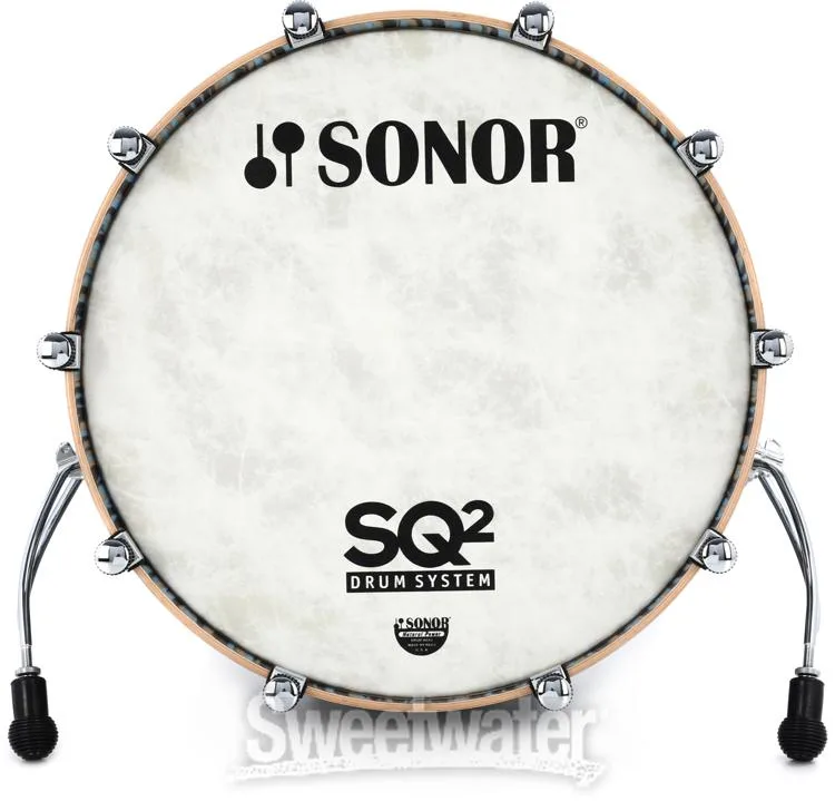  Sonor SQ2 Maple 4-piece Shell Pack - 22 inch Kick - Stratawood Semi-Gloss