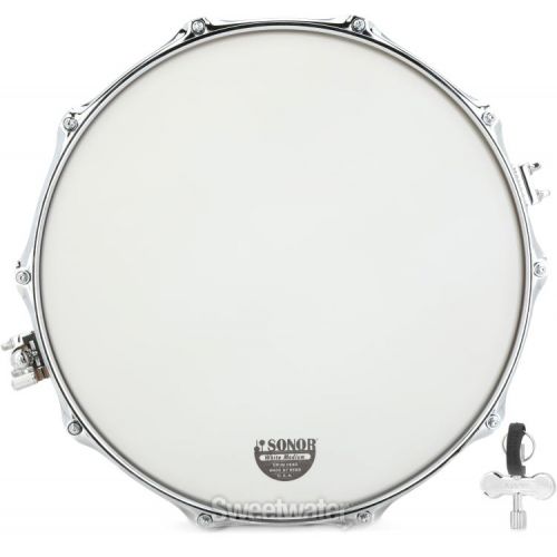  Sonor Kompressor Series Beech Snare Drum - 6 x 14-inch - Natural