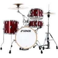 Sonor AQX Jungle 4-piece Shell Pack - Red Moon Sparkle Demo