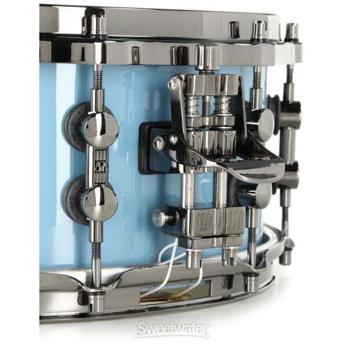  Sonor SQ2 Maple Snare Drum 6 x 14-inch- Pastel Blue