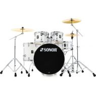 Sonor AQ1 Stage 5-piece Shell Pack with Hardware - Piano White