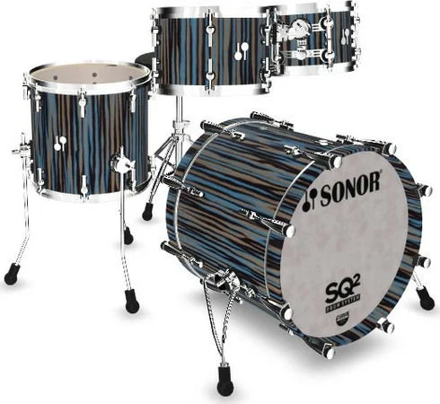  Sonor SQ2 Maple 4-piece Shell Pack - Stratawood Semi-Gloss