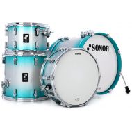 Sonor AQ2 Bop 4-piece Shell Pack with Snare - Aqua Silver Burst