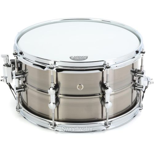  Sonor Kompressor Series Brass Snare Drum - 7 x 13-inch - Polished