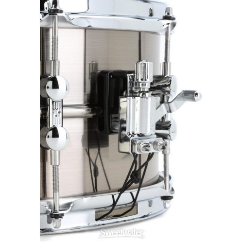  Sonor Kompressor Series Brass Snare Drum - 7 x 13-inch - Polished