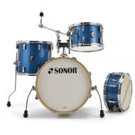 Sonor AQX Jazz 4-piece Shell Pack - Blue Ocean Sparkle Demo