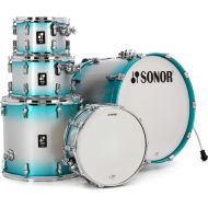 Sonor AQ2 Stage 5-piece Shell Pack w/ Snare - Aqua Silver Burst