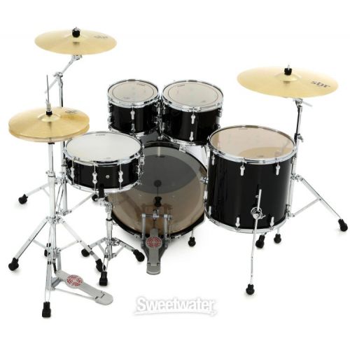  Sonor AQ1 Stage 5-piece Shell Pack with Hardware - Piano Black