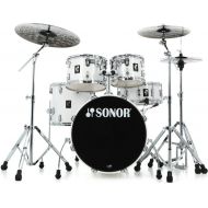 Sonor AQ1 Studio 5-piece Shell Pack with Hardware - Piano White