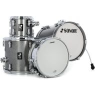 Sonor AQ2 Martini 4-piece Shell Pack with Snare - Titanium Quartz Lacquer