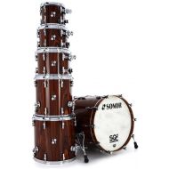 Sonor SQ2 Maple 6-piece Shell Pack - Rosewood Replica Veneer High Gloss