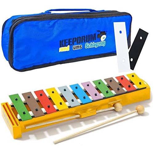  [아마존베스트]Sonor GS Plus Glockenspiel + 2 Erweiterungs-Klangstabe Fis Bb + Trage-Tasche