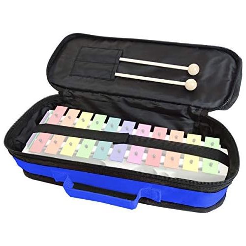  [아마존베스트]Sonor GS Glockenspiel Set for Children + Keepdrum MB01BL Bag & Wooden Flute in Red