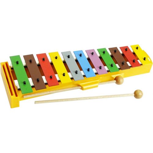  [아마존베스트]Sonor GS Glockenspiel Set for Children + Keepdrum MB01BL Bag & Wooden Flute in Red