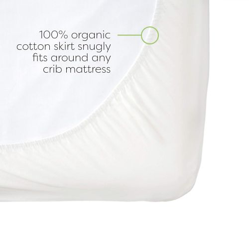  Organic, Waterproof Baby Crib Mattress Protector Pad. Polyester and Vinyl Free. Quilted, Breathable. Responsibly-Made with 100% GOTS-Certified Cotton. by Sonsi.