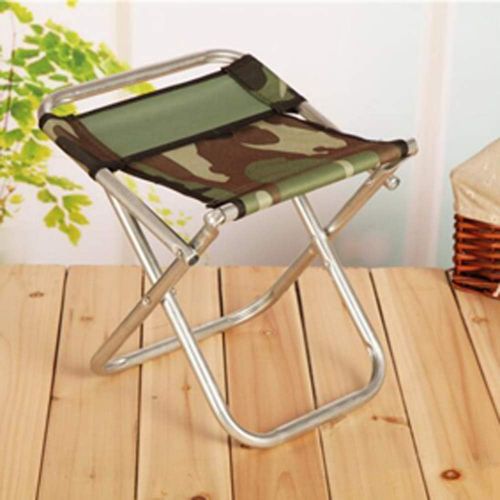  sontakukou Portable Folding Chair with Backrest Chair Fishing Stool Camouflage Camping Fishing Outdoors