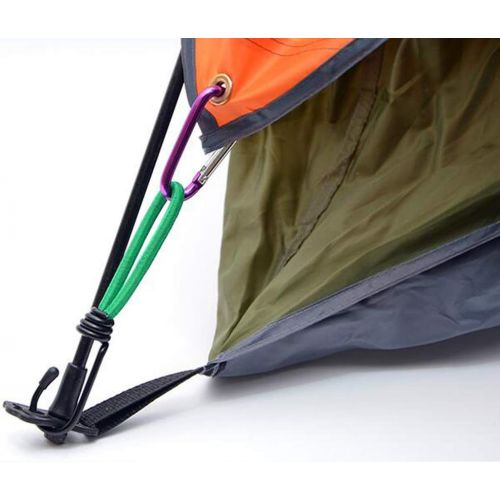  sontakukou Elastic Rope Buckle with Hooks Tent Elastic Rope Buckle with Hooks Outdoor Camping Tent Elastic Rope Buckle Color Random (4 Set) …