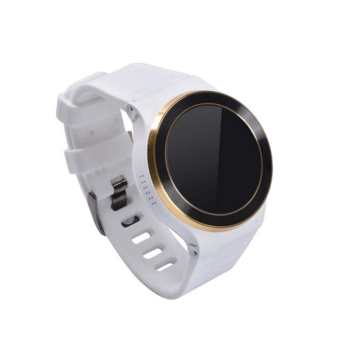  Sontakukou S99 Luxury Bluetooth Smartwatch 1.33Inch 360x360 Screen 450mAh Camera WiFi GPS Fitness Tracker Pedometer Sedentary Reminder Sleep Monitor Supports Sim Card for Android White Strap